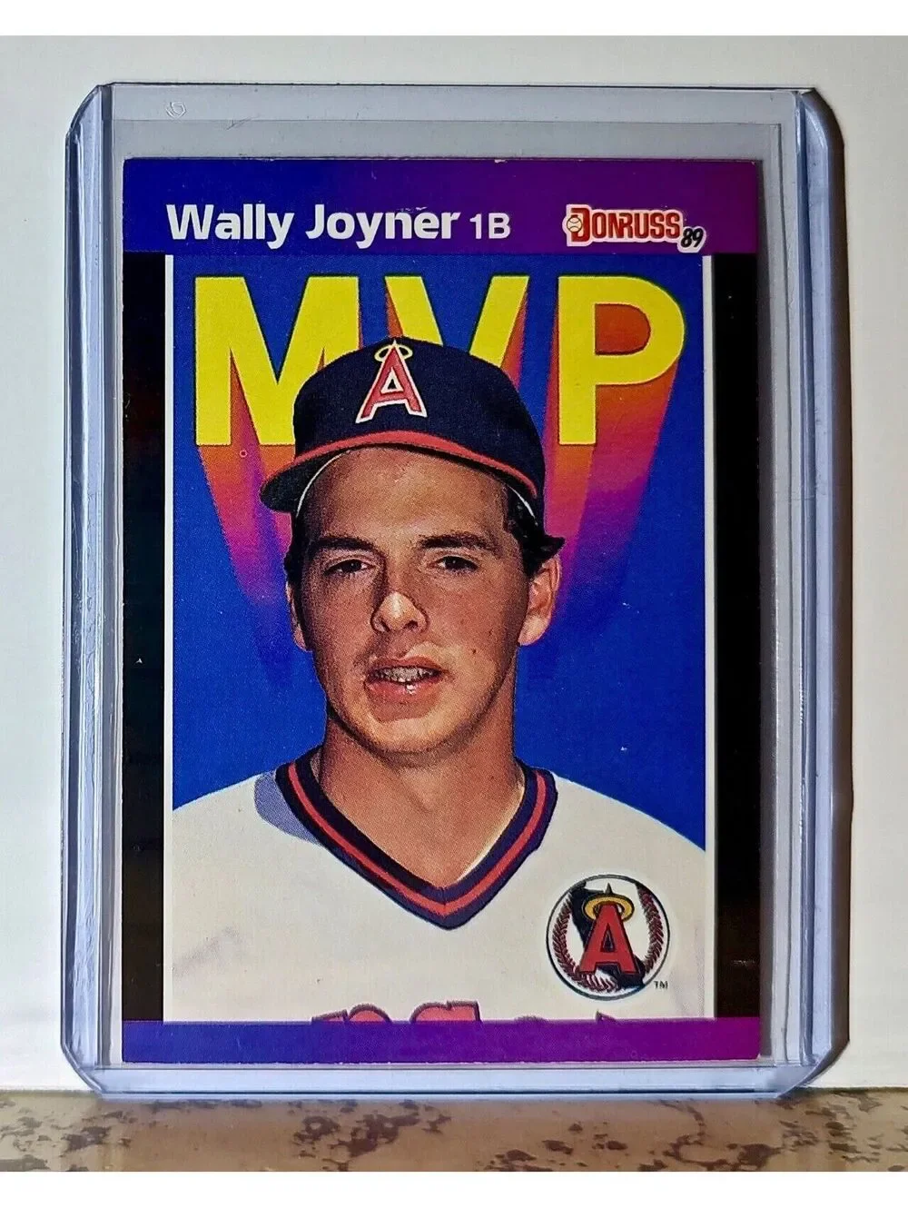 Wally Joyner 1989 Donruss MVP MLB #BC-21 Baseball Card California Angels